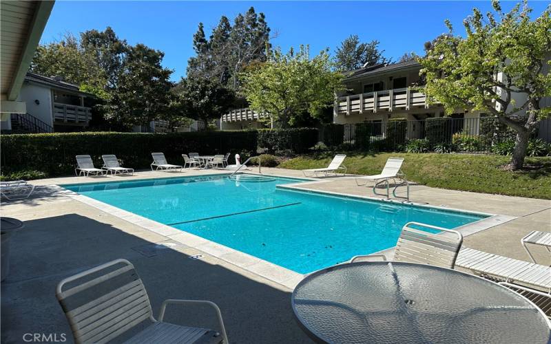 Nice pool area that is walkable from unit.