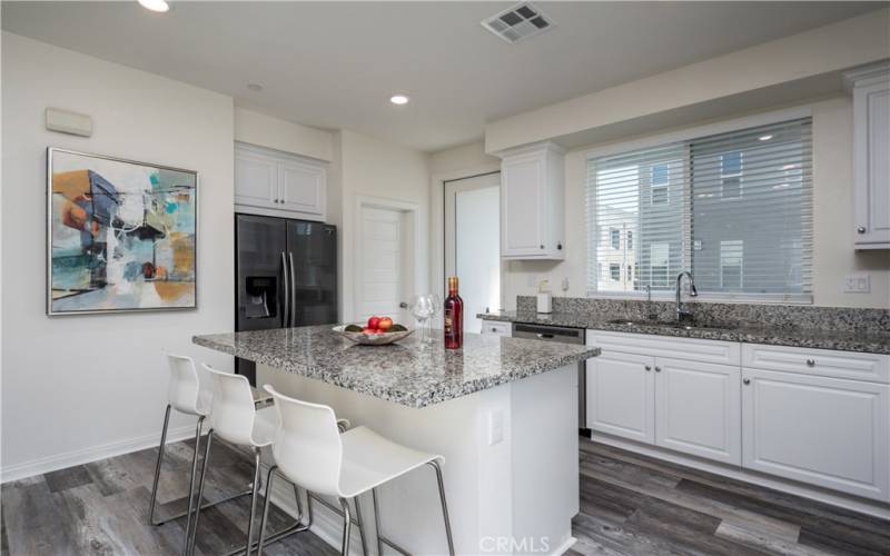 kitchen with access to patio