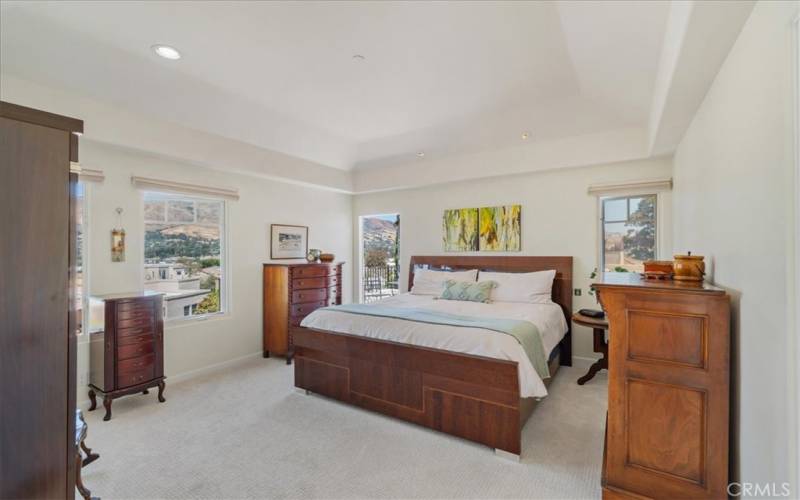 Upstairs Bedroom with Spectacular Views