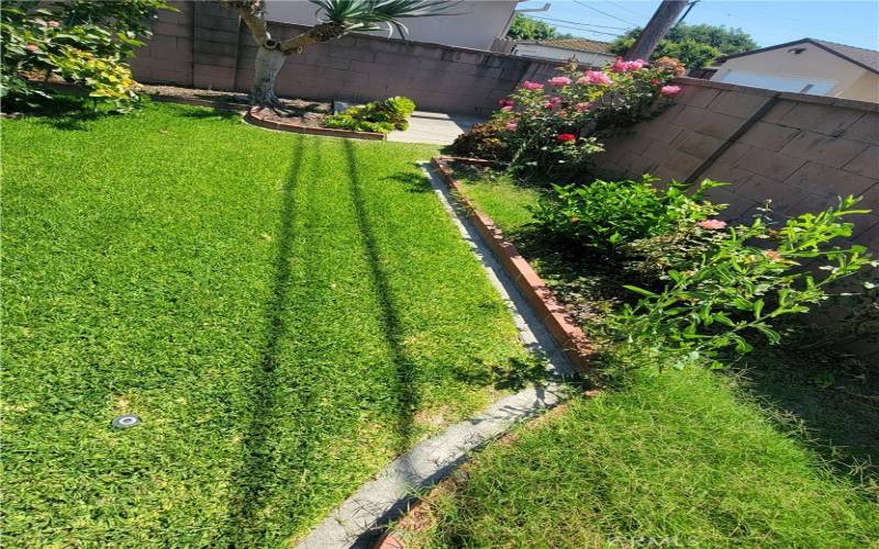 BACKYARD GARDEN AREA