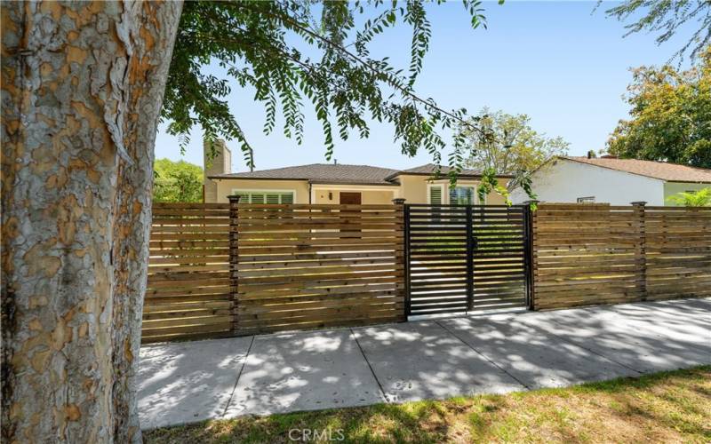 Contemporary Wood Fencing