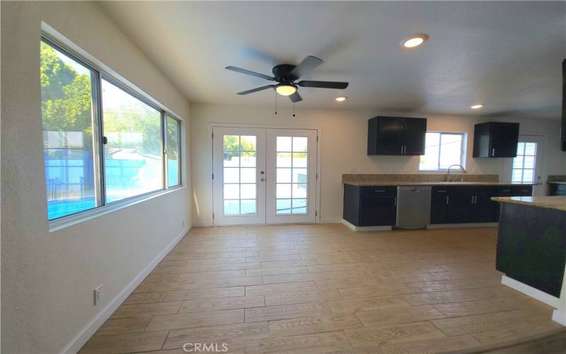 Informal dining room