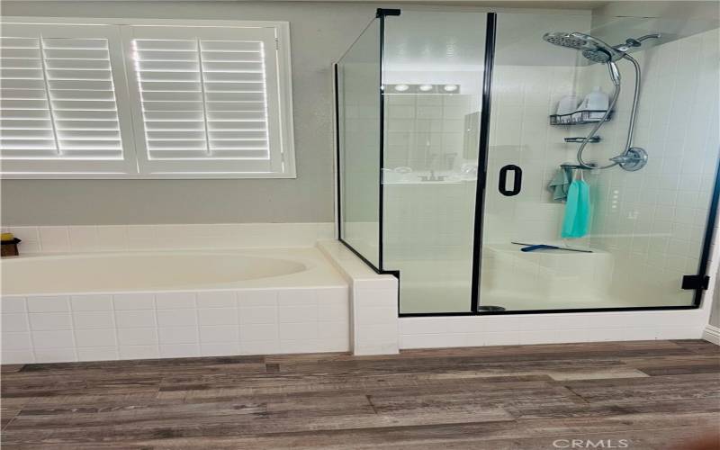 upgraded glass shower