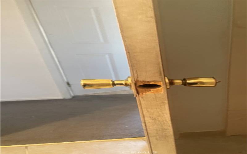 Bathroom Door Damage