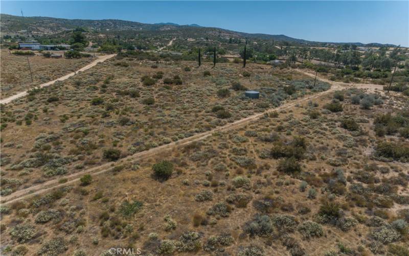 Over looking property East to west view