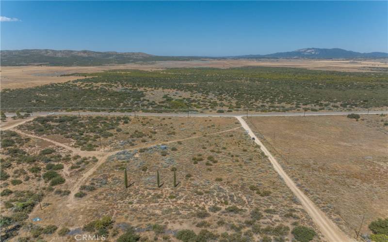 East end of property looking toward the west