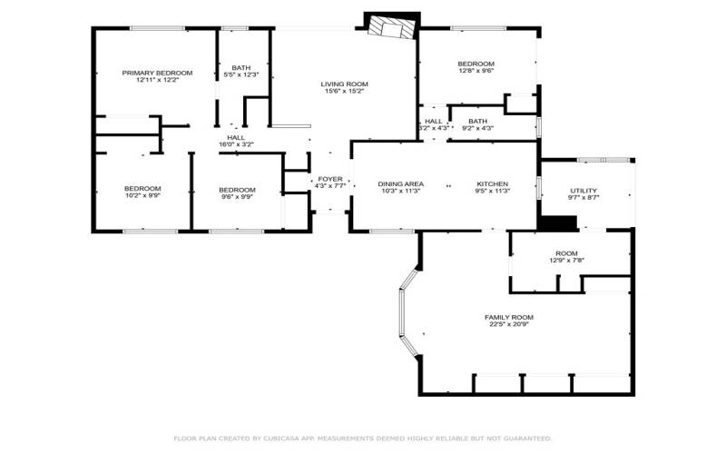 App generated floor plan.