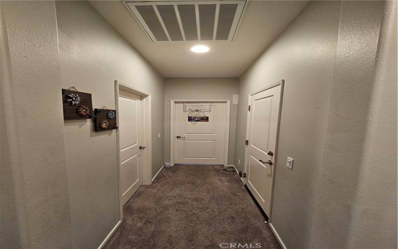 Hallway near the two guest bedrooms