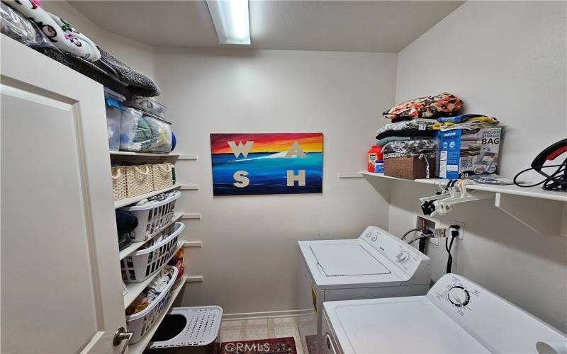 Roomy Laundry room