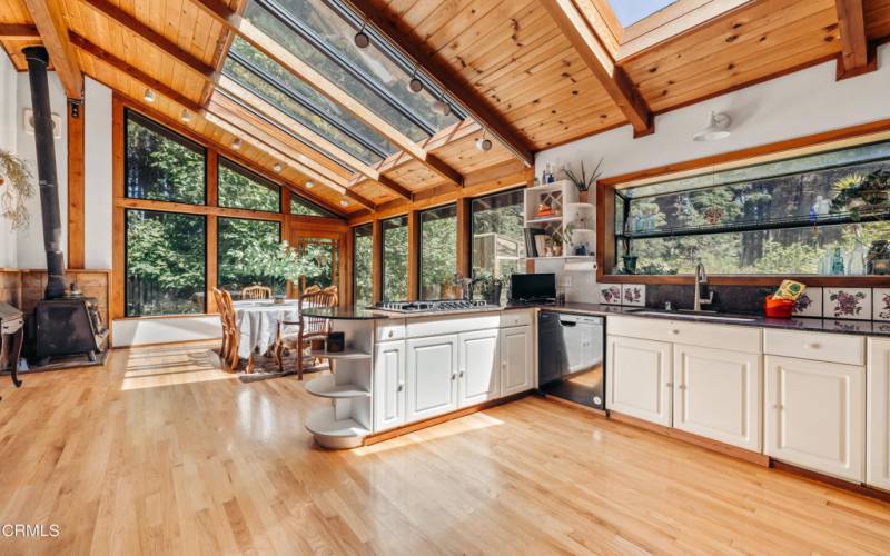 Sun Lit Kitchen