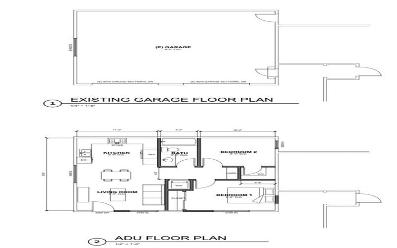  ADU floor Plan