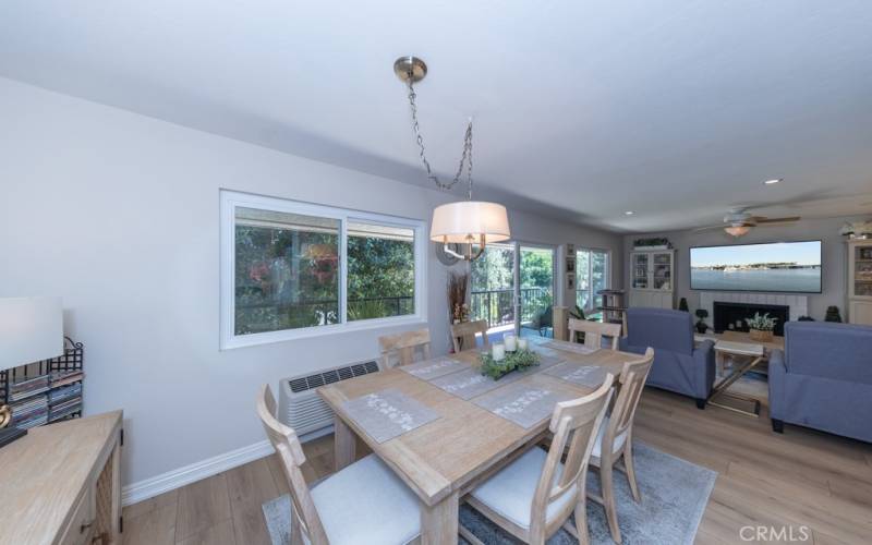 Living Room toward Dining Room and Balcony