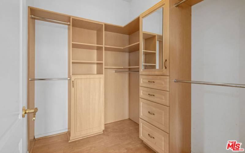 Downstairs Walk-In Closet