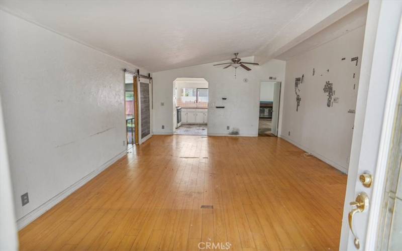 LIVING DINING AREA TO KITCHEN