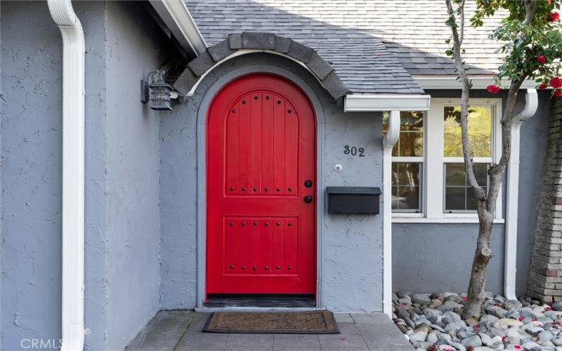 Cute Red Front Door
