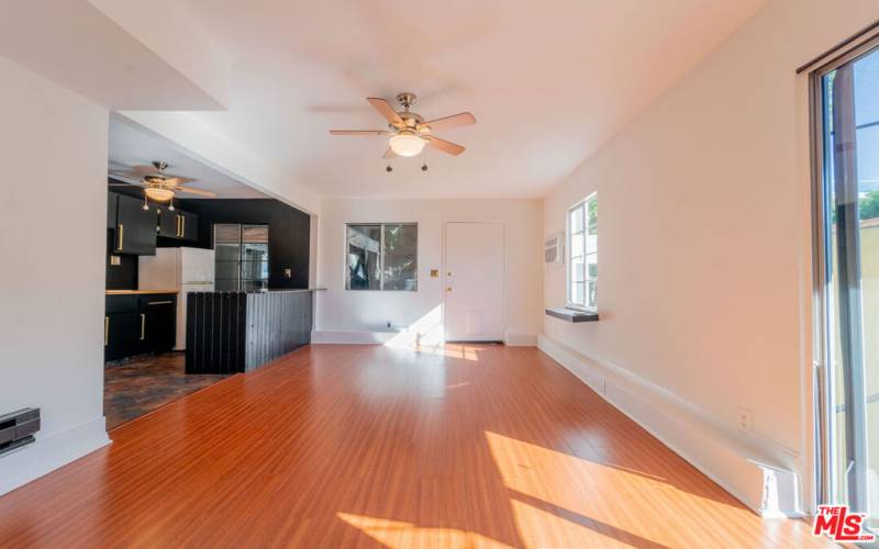 Living room facing front door