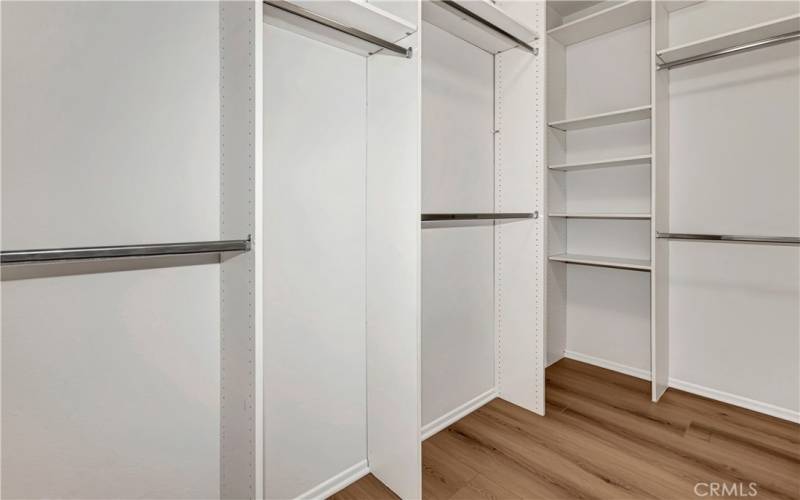 Primary walk-in closet