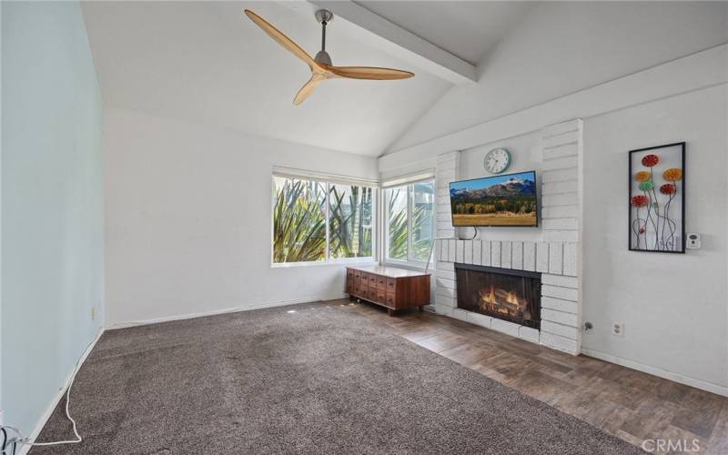 Living Room with fireplace