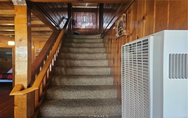 Upstairs to 2nd bedroom loft