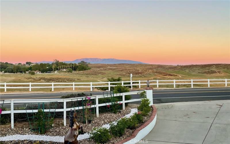 Views of the Sunrise out of the front of your home! So beautiful!