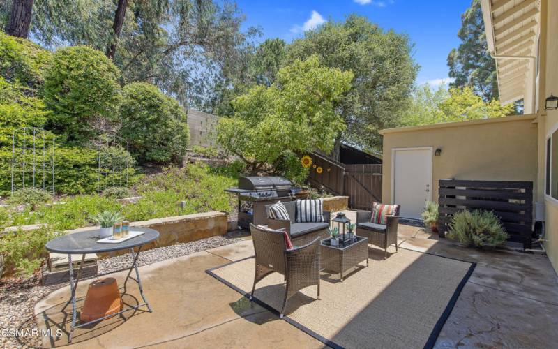 Side Yard Off Kitchen