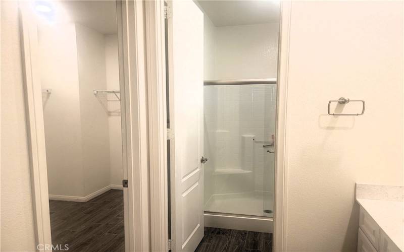 MASTER BATH AND WALK IN CLOSET