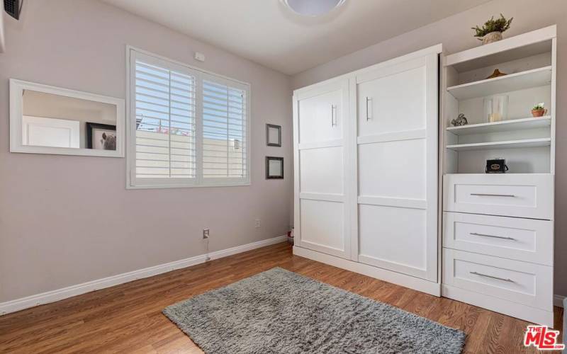 Guest Bedroom/Maid's Room Downstairs with Murphy Bed