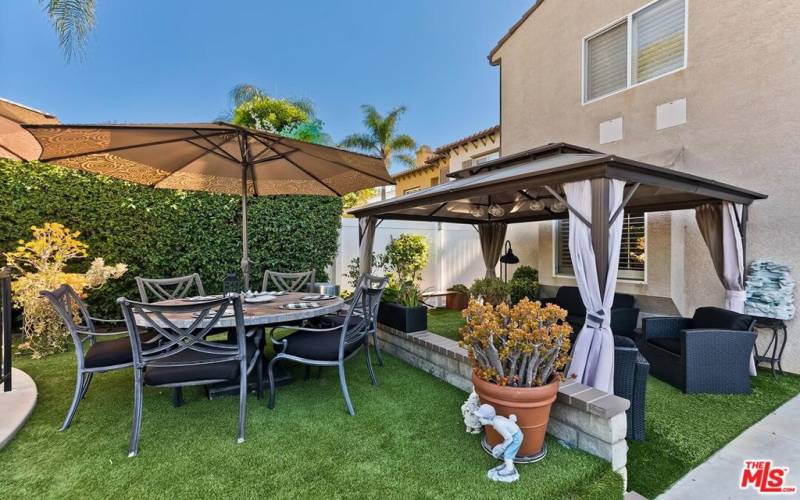 Rear Yard with Cabana