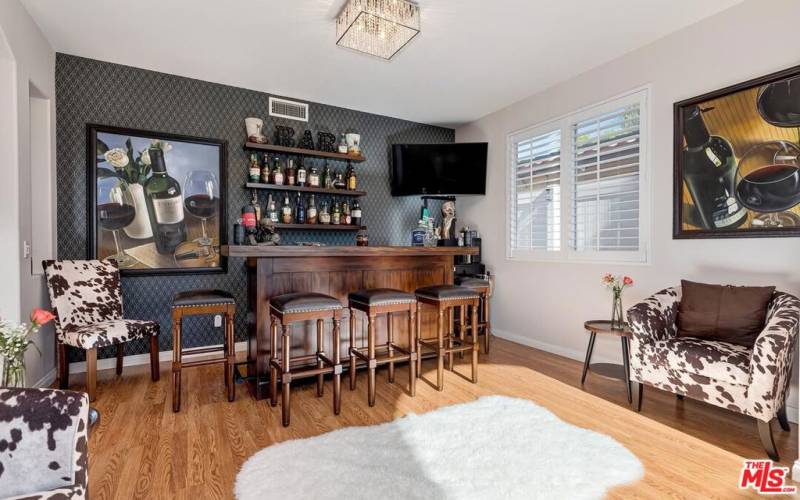 Dining Room Used as Bar