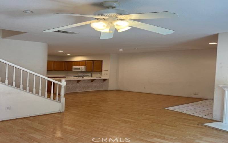 View from the Living Room into the Formal Dining Room