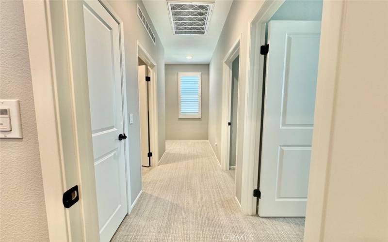 Hall to secondary bedrooms