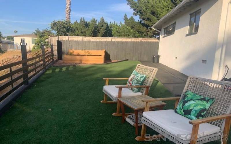 Back yard overlooking Cowles Mountain