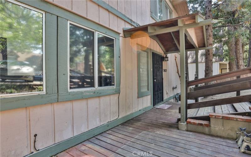 View toward front door.