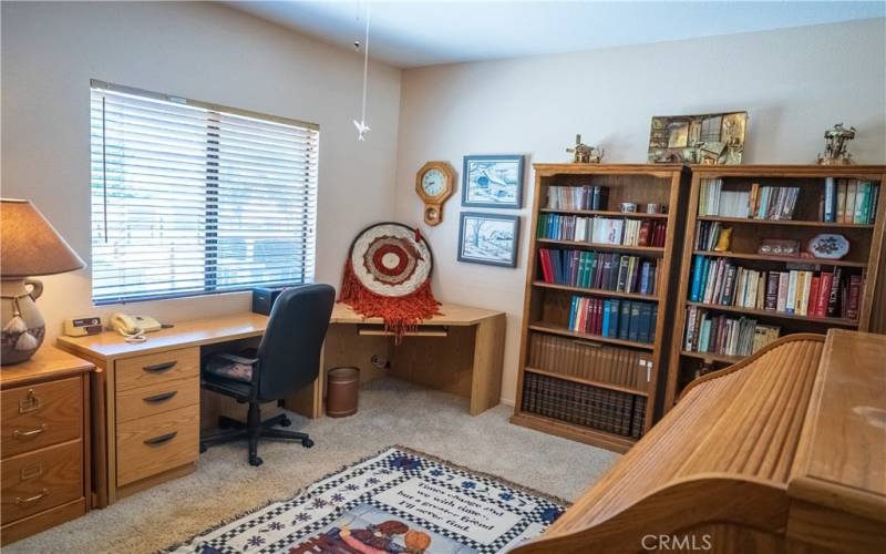 bedroom/office-next to laundry area and next to garage entrance