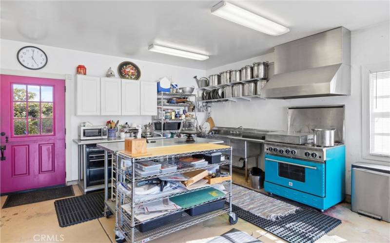 Kitchen in Garage