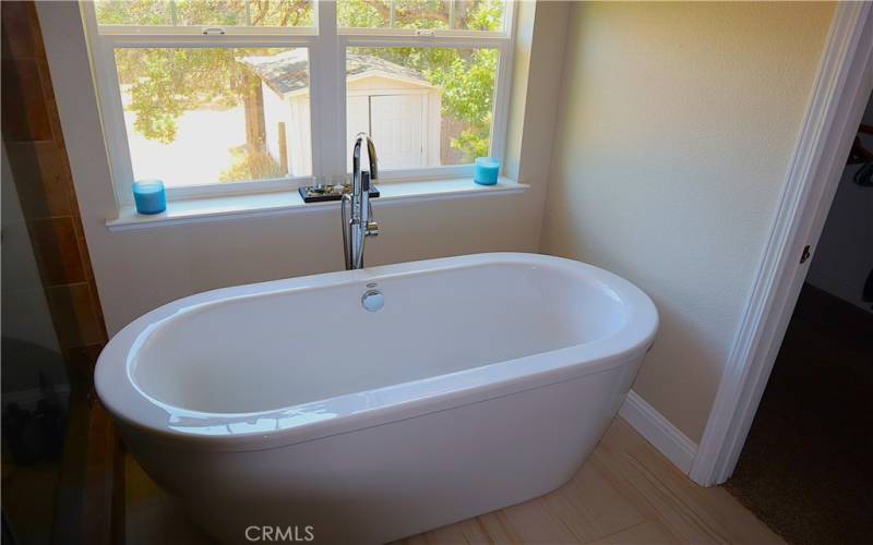 Gorgeous soaking tub