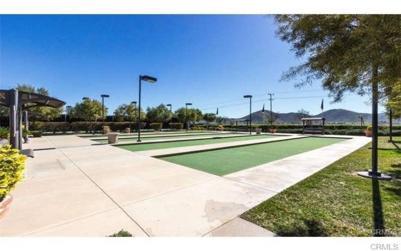 Solera Diamond Valley Community Clubhouse exterior courts.