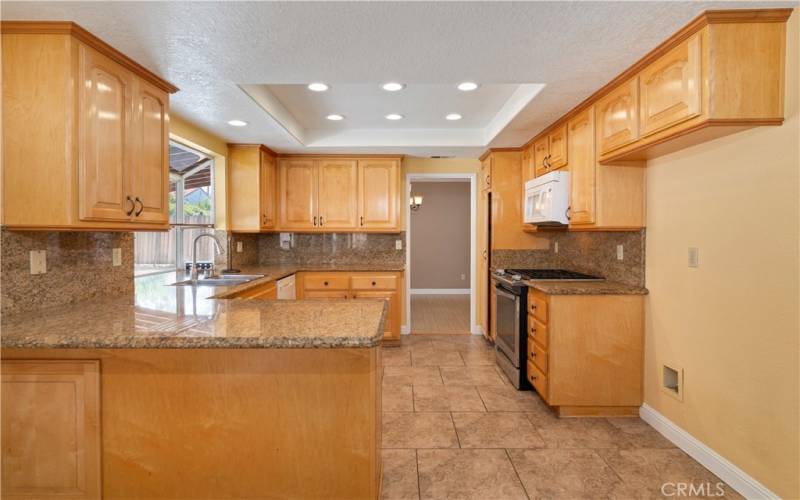 Breakfast nook to Kitchen.