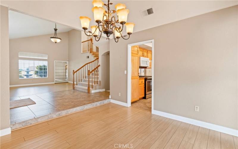 Door leading to Kitchen from Formal Dining Room.