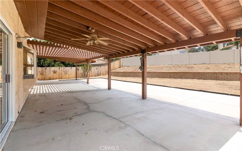 Huge Patio for Entertainment.