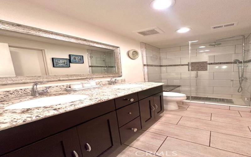 Remodeled Master Bath Upstairs