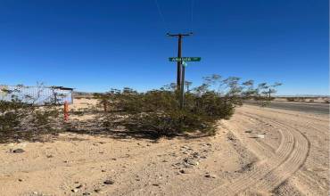 29 palms land sign