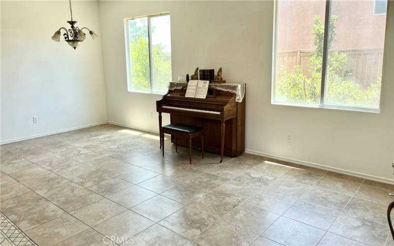 Living room and entry