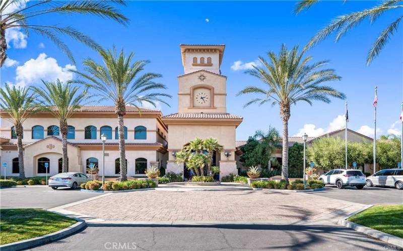 Front of Solera Diamond Valley Clubhouse.