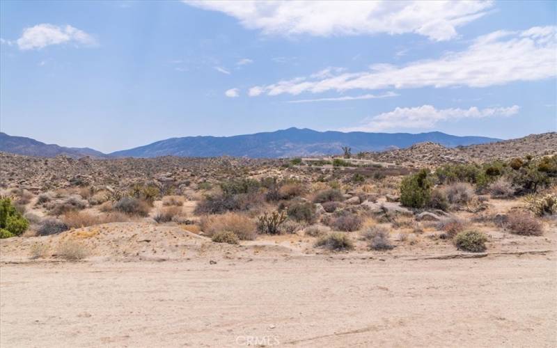 Facing south towards parcel, Santa Rosa in background!