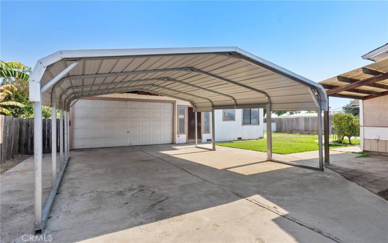 Rear Driveway and Garage/Shop