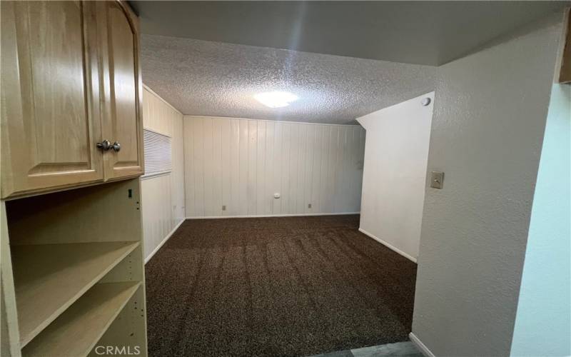 Dining room off of kitchen.