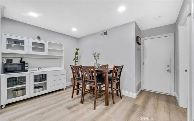 Dining area