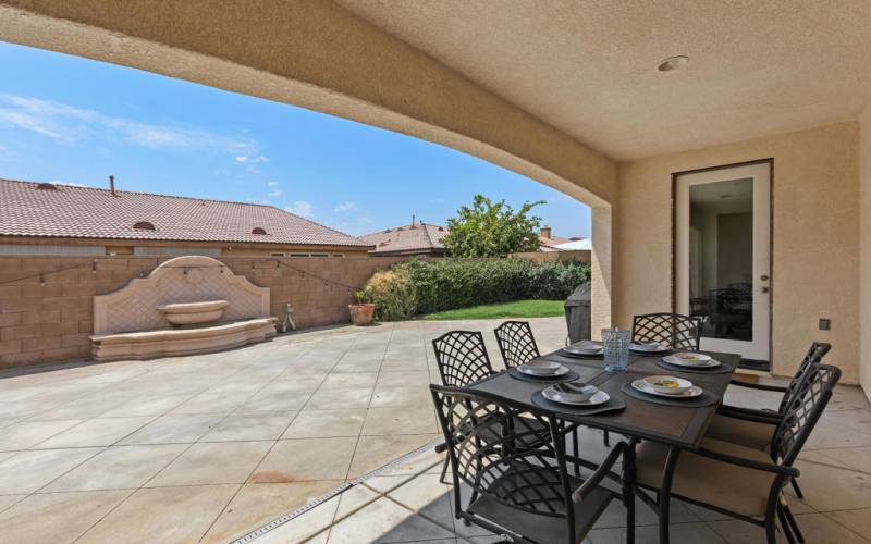 Backyard covered patio 2