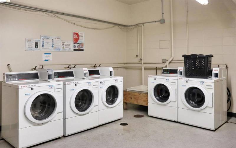 Community laundry is located by mail room.